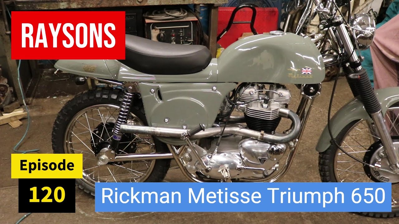 Exhaust Pipes for a Rickman Metisse with a Triumph 650cc Engine - Episode 120