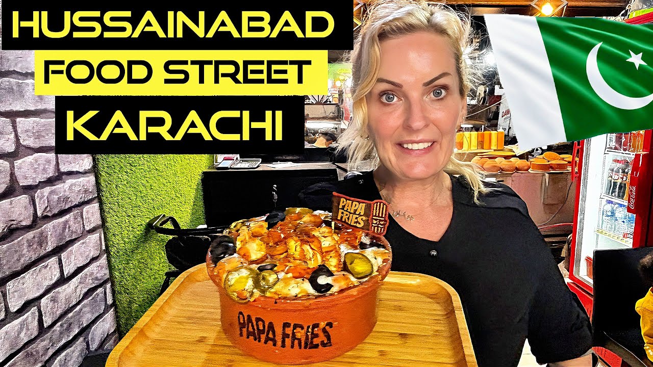 British Tasting Pakistani Foods for the first time karachi 🇵🇰
