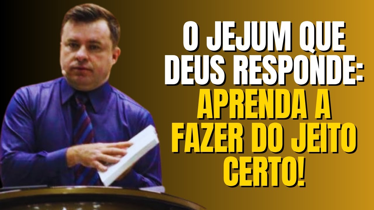 O Jejum Que Deus Responde: Aprenda a Fazer do Jeito Certo! | Bispo Marcio Carotti