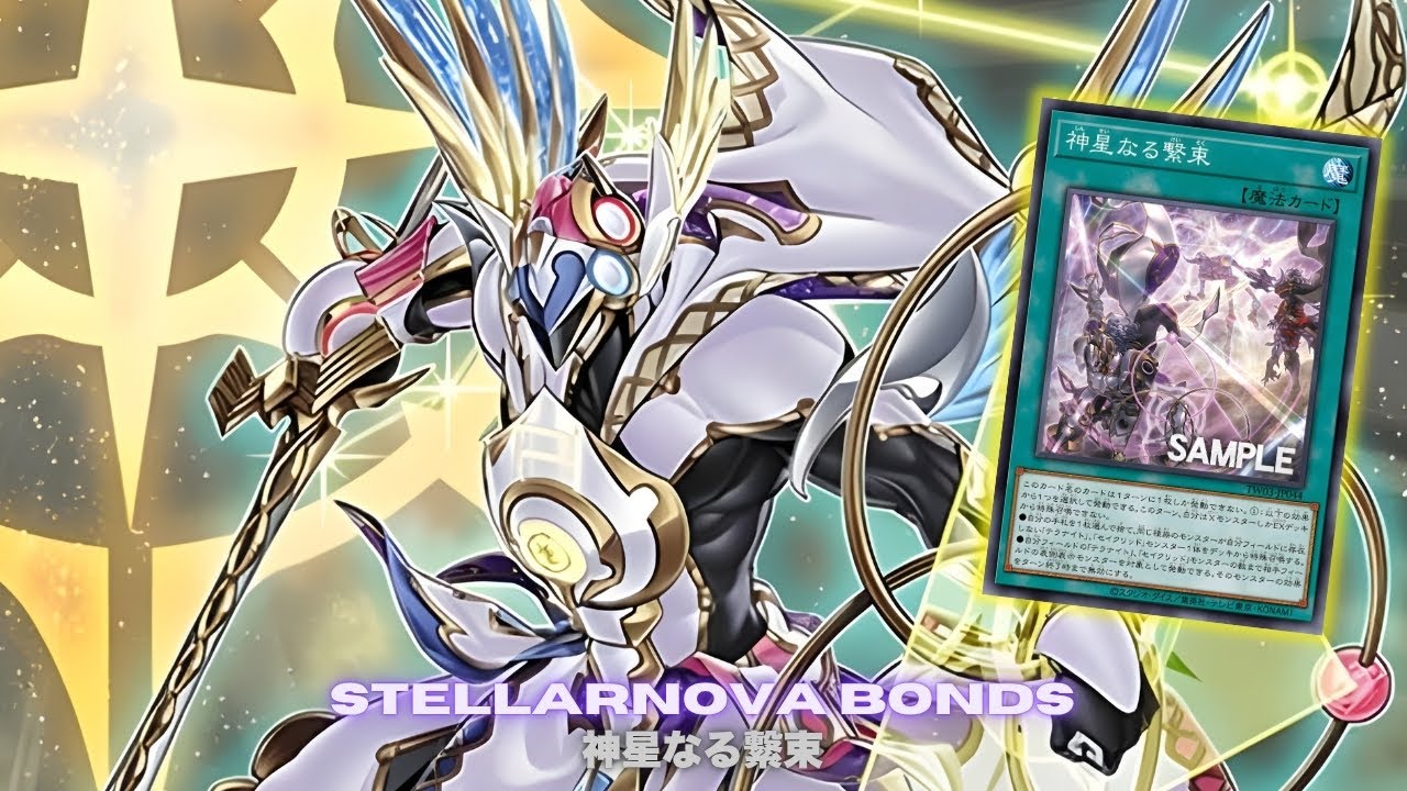 New Constellar/Tellarknight Broken Support !! Stellarnova Bonds DECK NEW CARD - YUGIOH