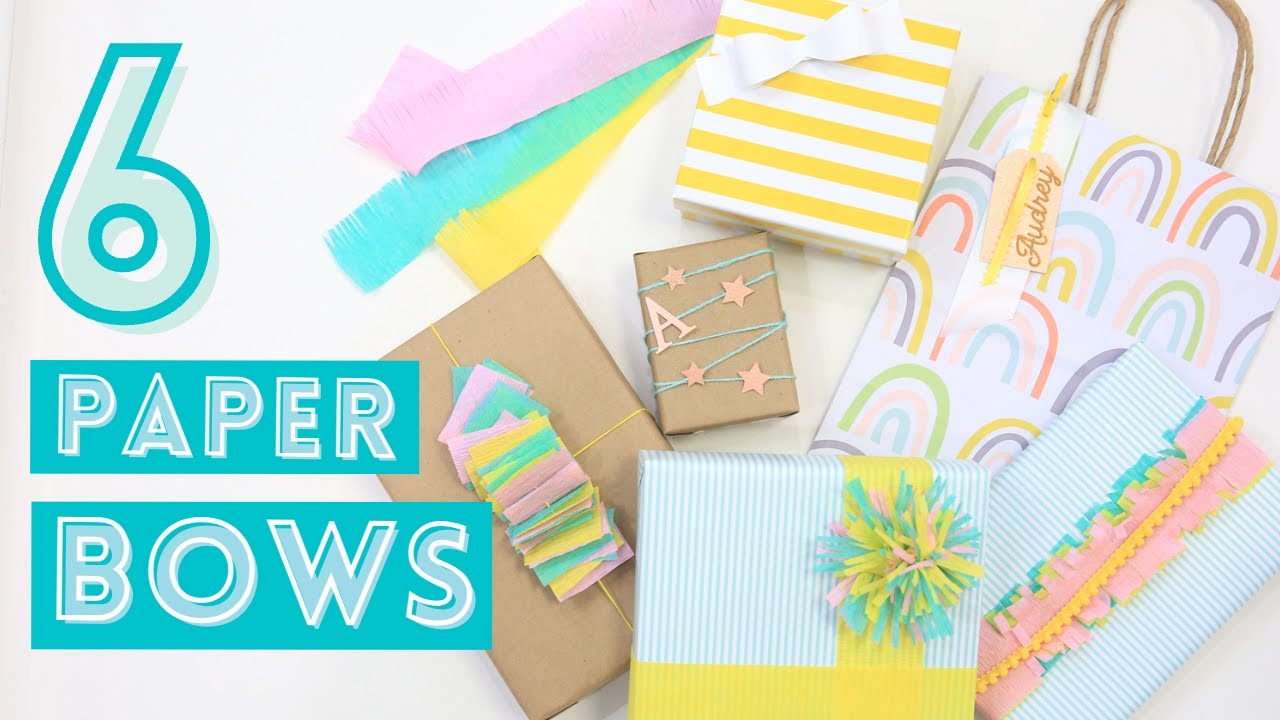 6 Cheap & Fast Ways to Make Perfect Paper Bows