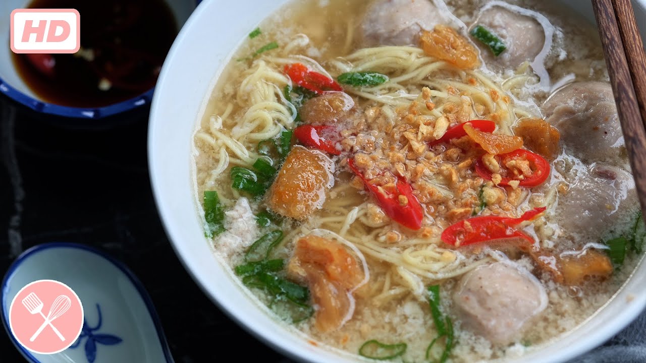Bak Chor Mee Soup (Bedok style)