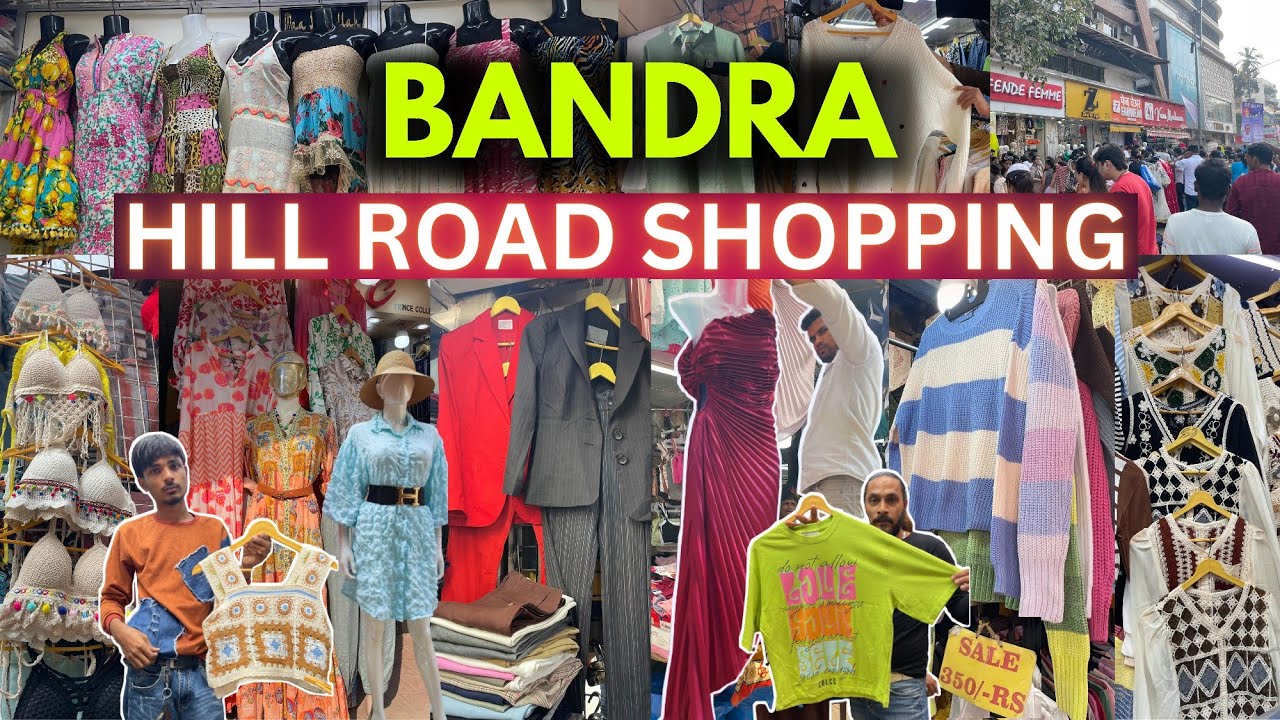 बांद्रा हिल रोड- BANDRA HILL ROAD SHOPPING | Best Winter Collection 2023 | Street Shopping in Mumbai