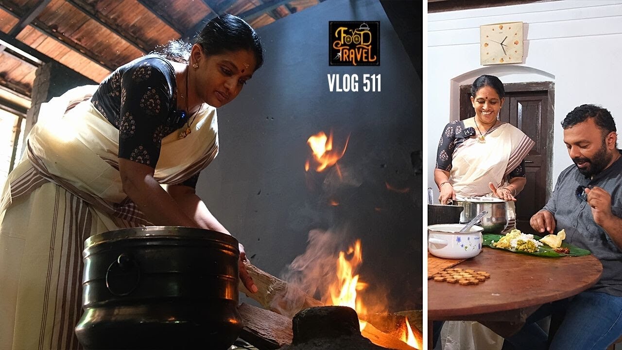 ഓപ്പോൾ തയ്യാറാക്കിയ പഴം പുളിശ്ശേരിയും പഴക്കറിയും | Banana Pulissery + Banana Curry for Onam