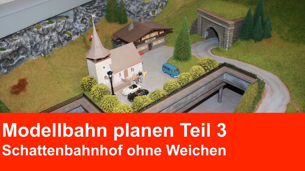 # Modellbahn planen # Schattenbahnhof ohne Weichen auch Zugspeicher genannt