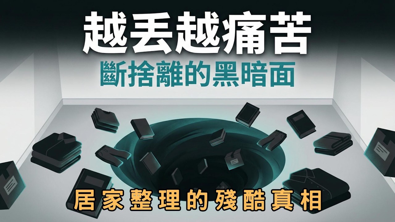 斷捨離前沒人告訴你的8件事 斷捨離黑暗面 居家整理的殘酷真相｜#斷捨離#極簡#簡單生活#收納整理
