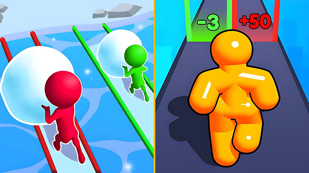 Tall Man Run🆚Snow Race Walkthrough Android IOS Max Update Gameplay BYt