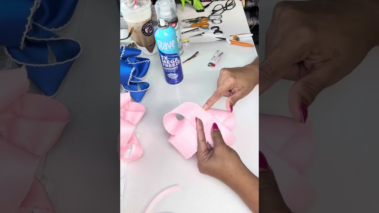 How to make your hair bows stiff