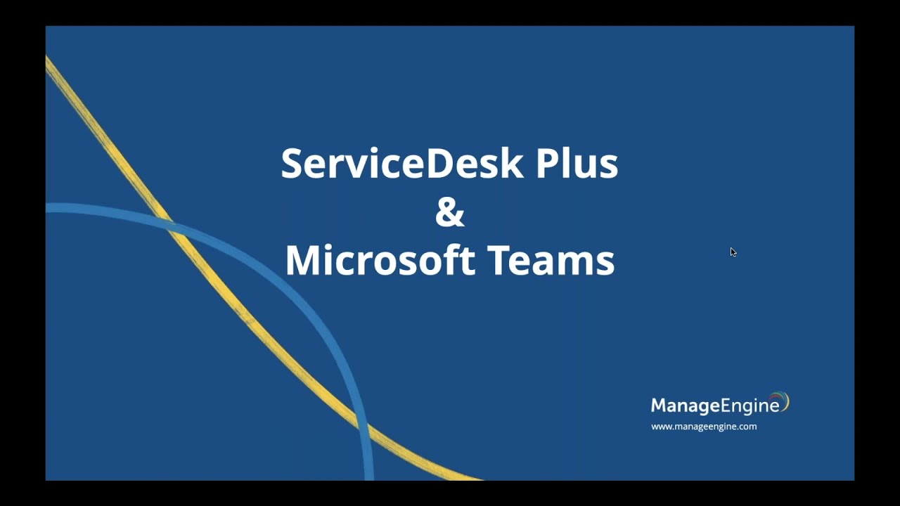 ServiceDesk Plus integration with Microsoft Services (2021)