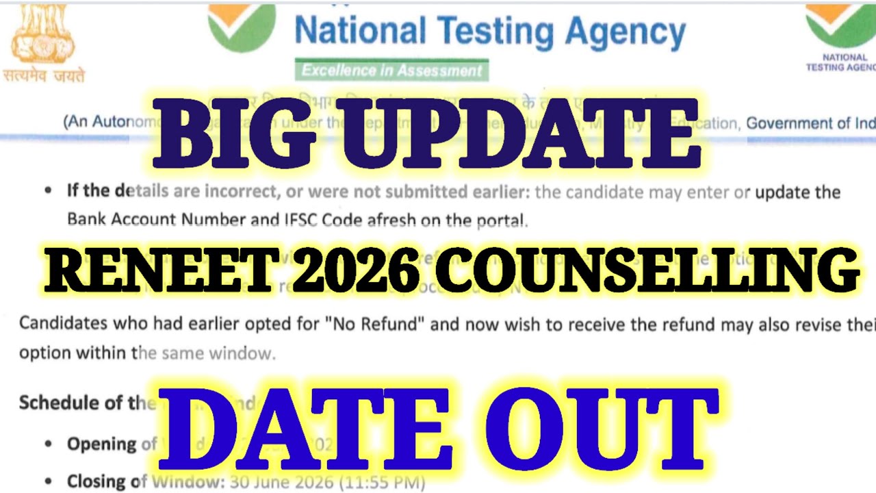 RE-NEET 2026 Counselling BIG UPDATE! 🚨 Step-by-Step Registration & Choice Filling Process 