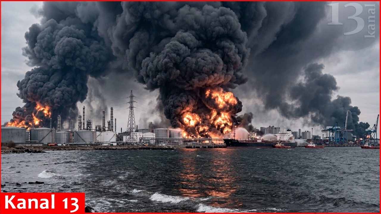 Украина в четвертый раз подвергается атакам ключевого нефтяного порта на Балтийском море, на кото...