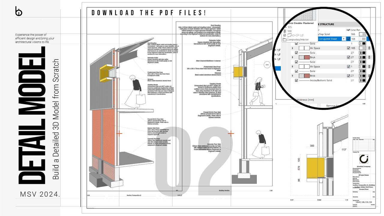 Build a Detailed 3D Model from Scratch | ArchiCAD for Beginners: