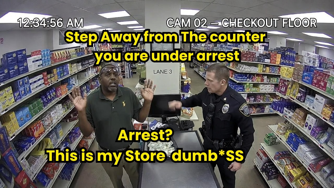 RACIST COP ARRESTS BLACK MAN INSIDE HIS OWN GROCERY STORE— GETS FIRED AFTER $700K LAWSUIT