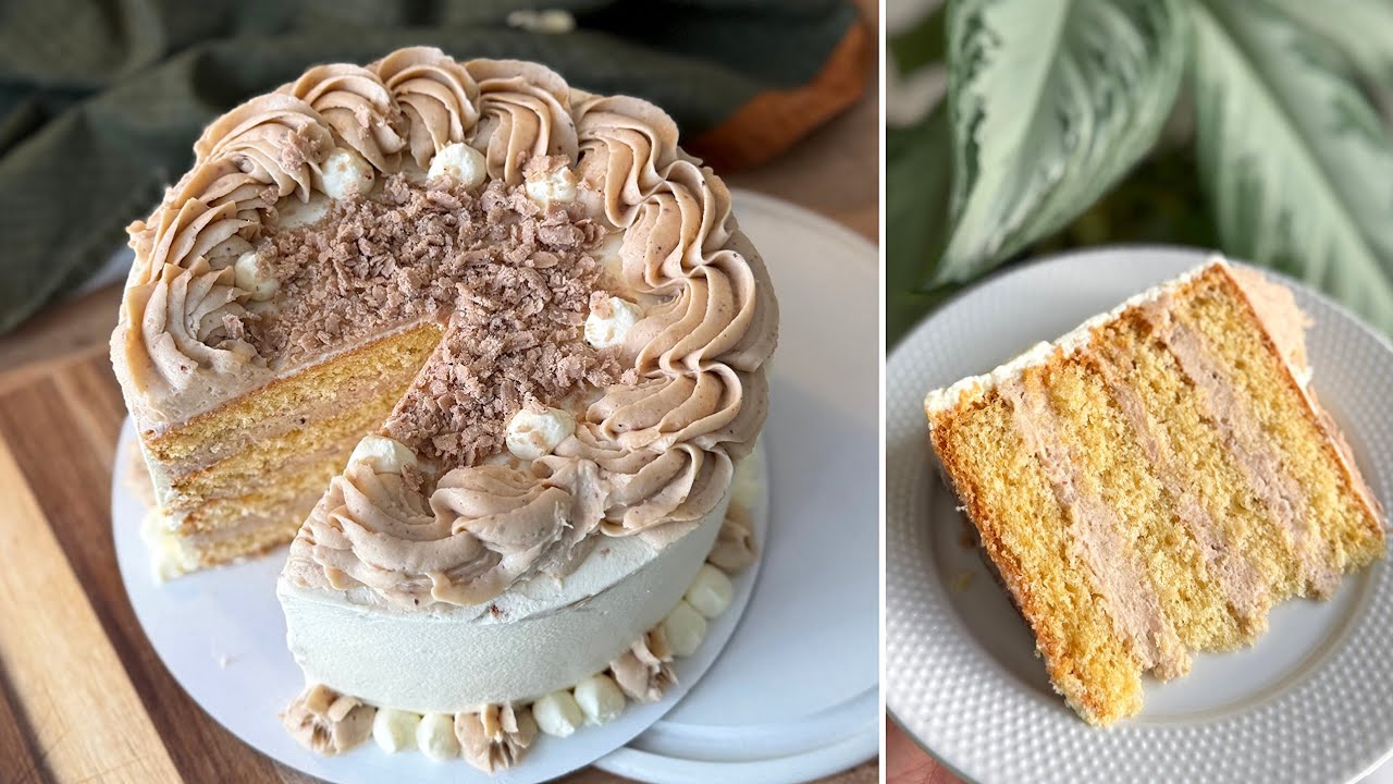 TEJSZÍNES GESZTENYETORTA🤎 - kicsit retro:) nagyon finom! Könnyed gesztenyés Tortakrém - BebePiskóta