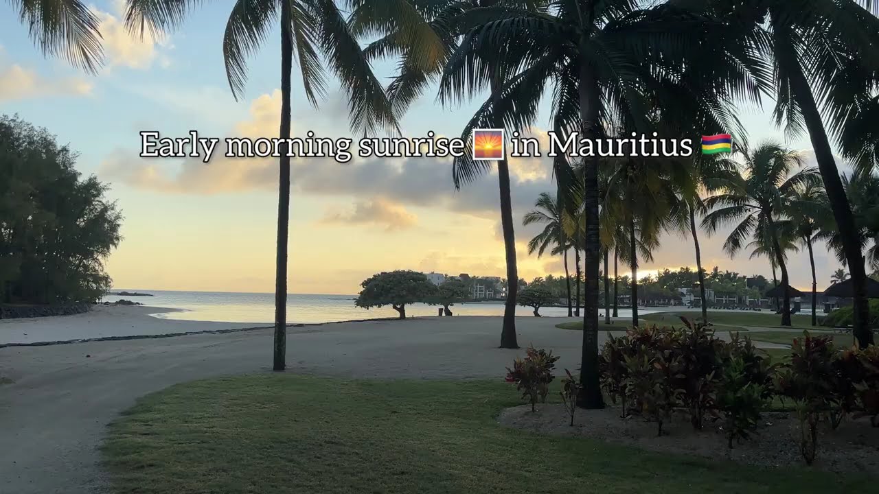Mauritius Beach View 🌴 | Paradise Island 4K Cinematic Shot | Travel Vlog #mauritius #beach #like 