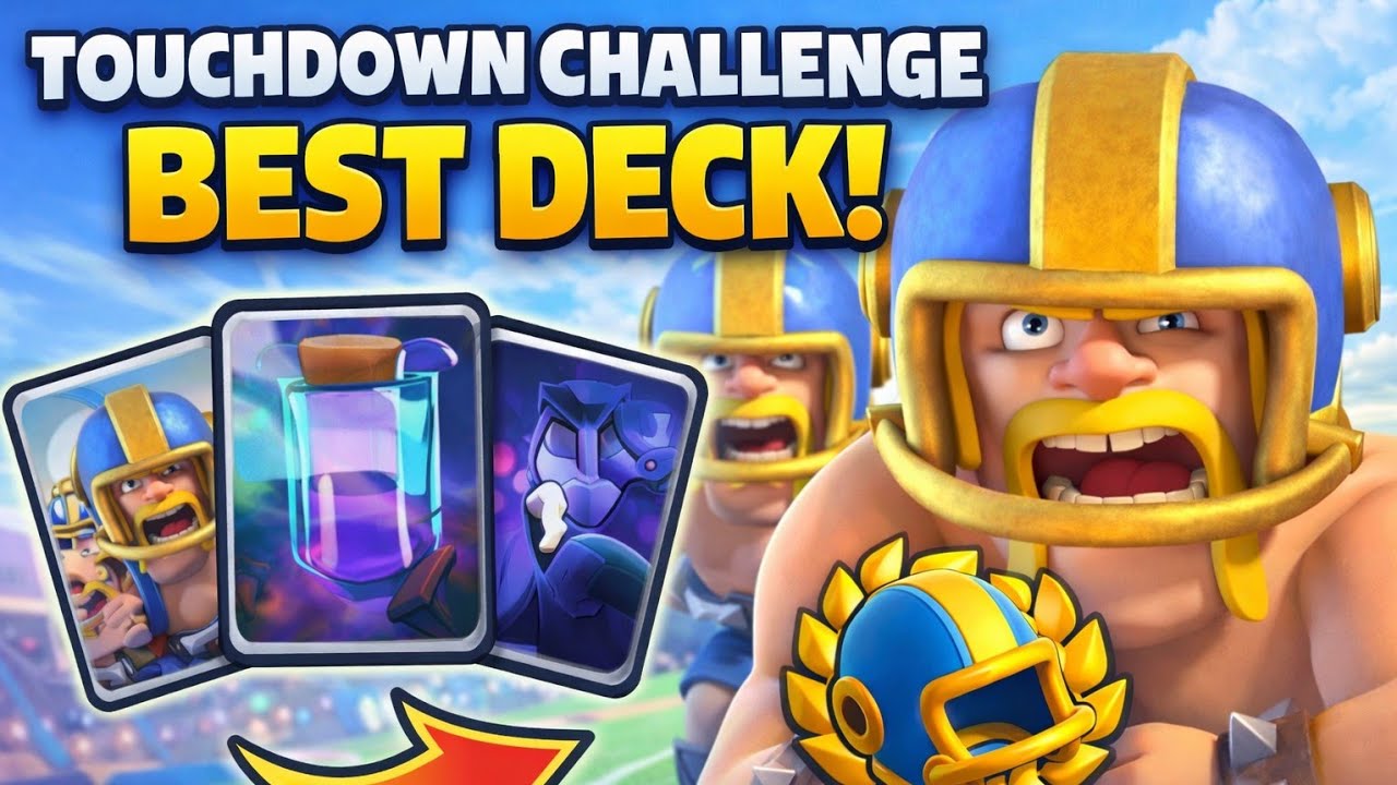 This Deck BREAKS Touchdown Challenge 😳 100% Win! #BestDeck #Touchdow