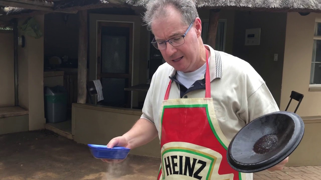 Chef Sean Donnelly teaches Chicken Potjie at Kruger Park