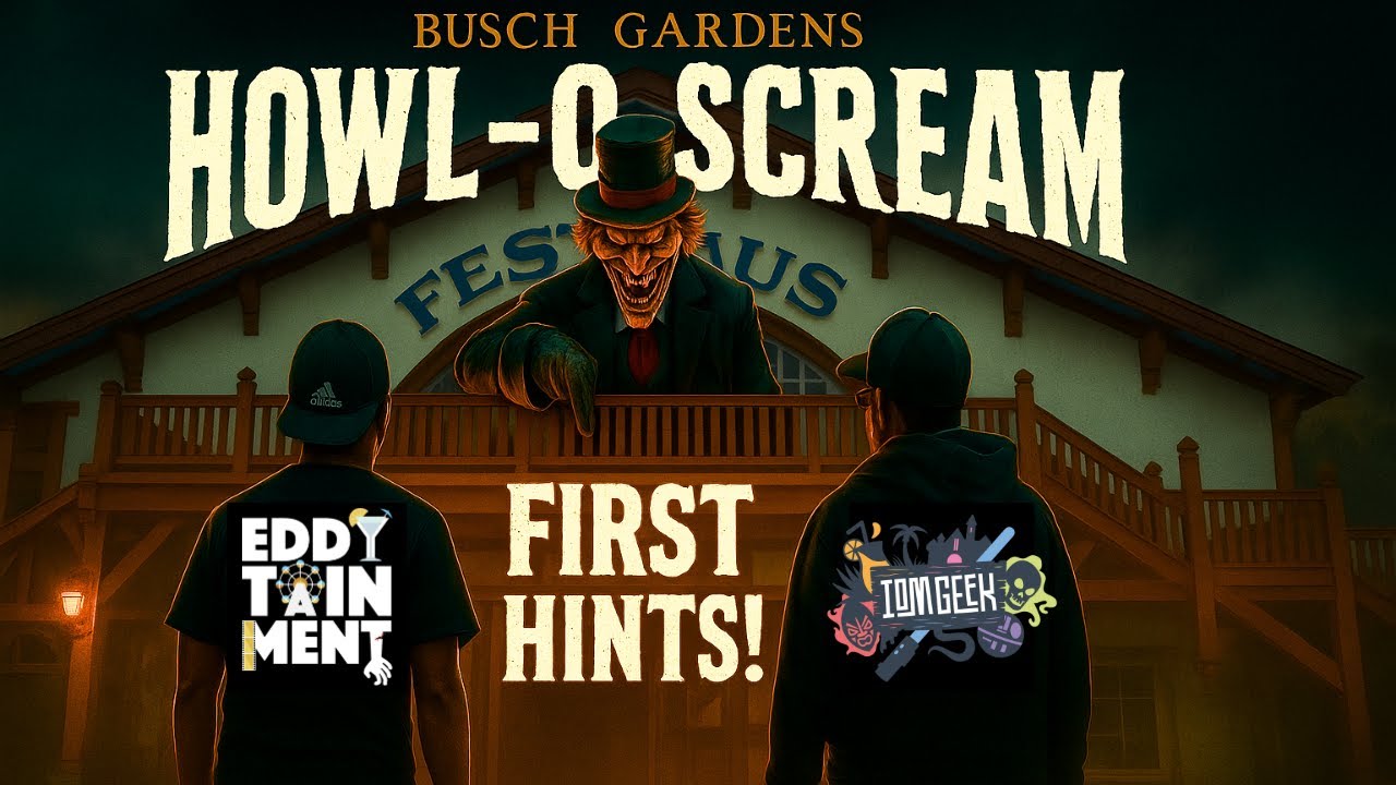Howl-O-Scream IS COMING! Busch Gardens Williamsburg SPECULATION with Eddytainment!