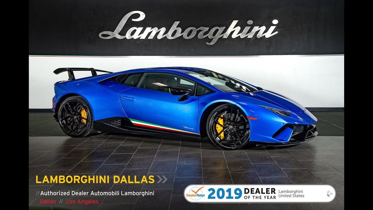 2018 Lamborghini Huracan Performante Blu Nethuns L1181