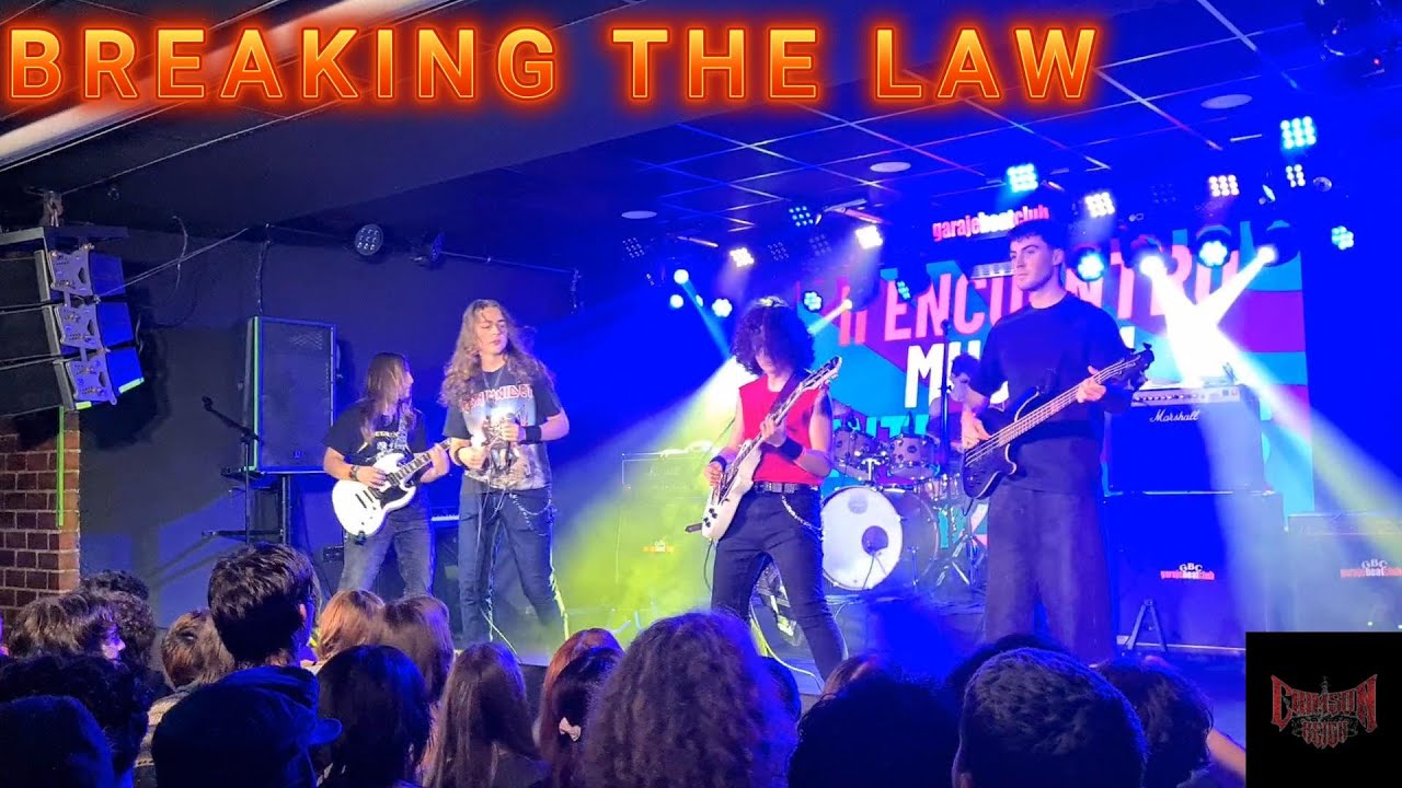 🔴🔥 CRIMSON REIGN – BREAKING THE LAW (EN DIRECTO EN EL GARAGE BEAT CLUB) 🔥🔴