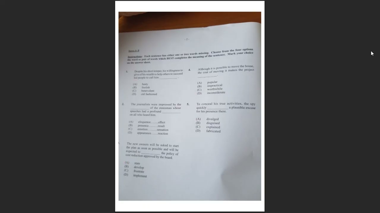 English 2020 MAY JUNE paper 1