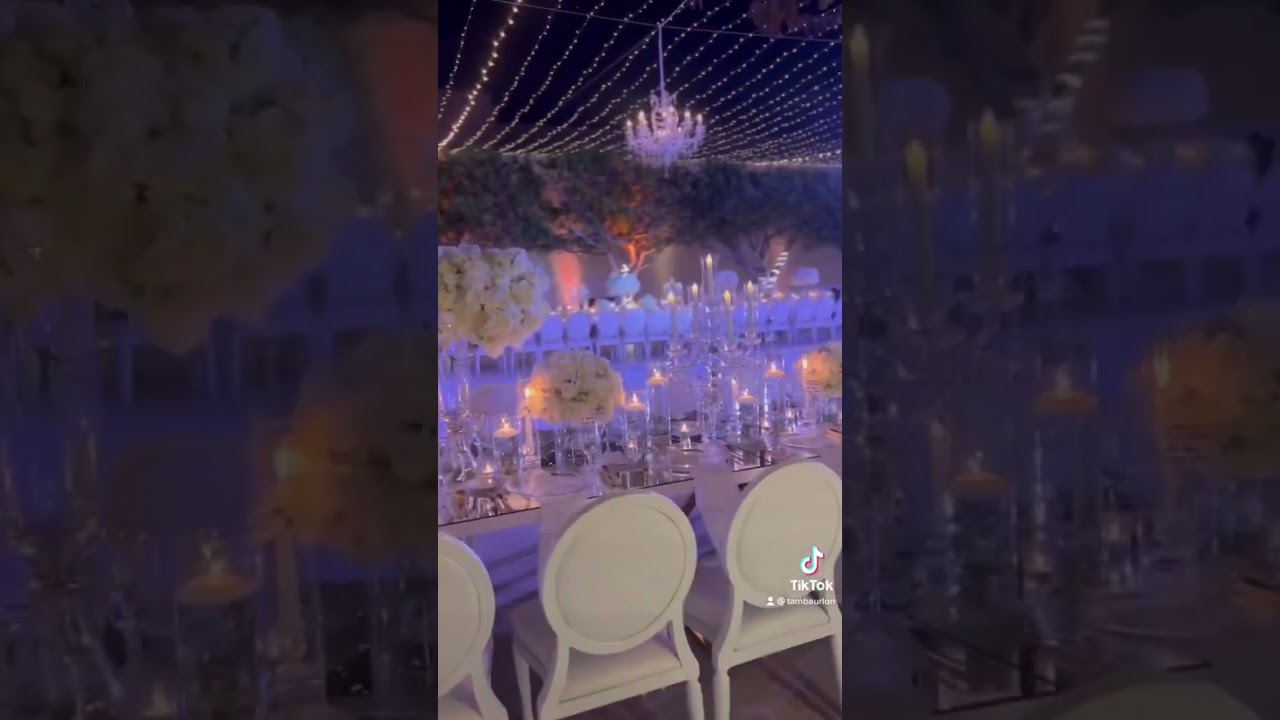 The ambiance inside #ToyaJohnson &lsquo;s wedding !! #RushingDownTheAisle  #TamTonight