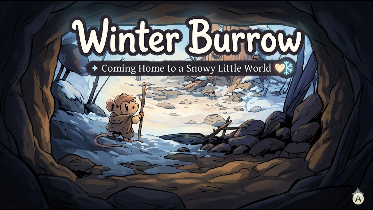 🌿Winter Burrow ✦ Coming Home to a Snowy Little World🌿