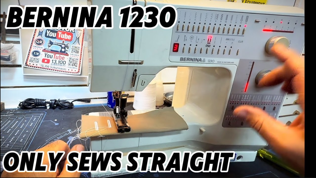 «Bernina 1230 возвращается к жизни — настоящий швейный доктор в Нью-Йорке!»