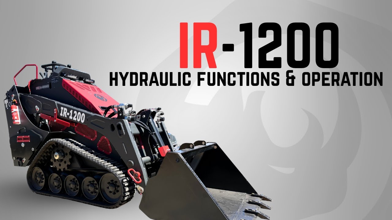 Iron Rhino IR-1200 | Hydraulic functions & Operation controls