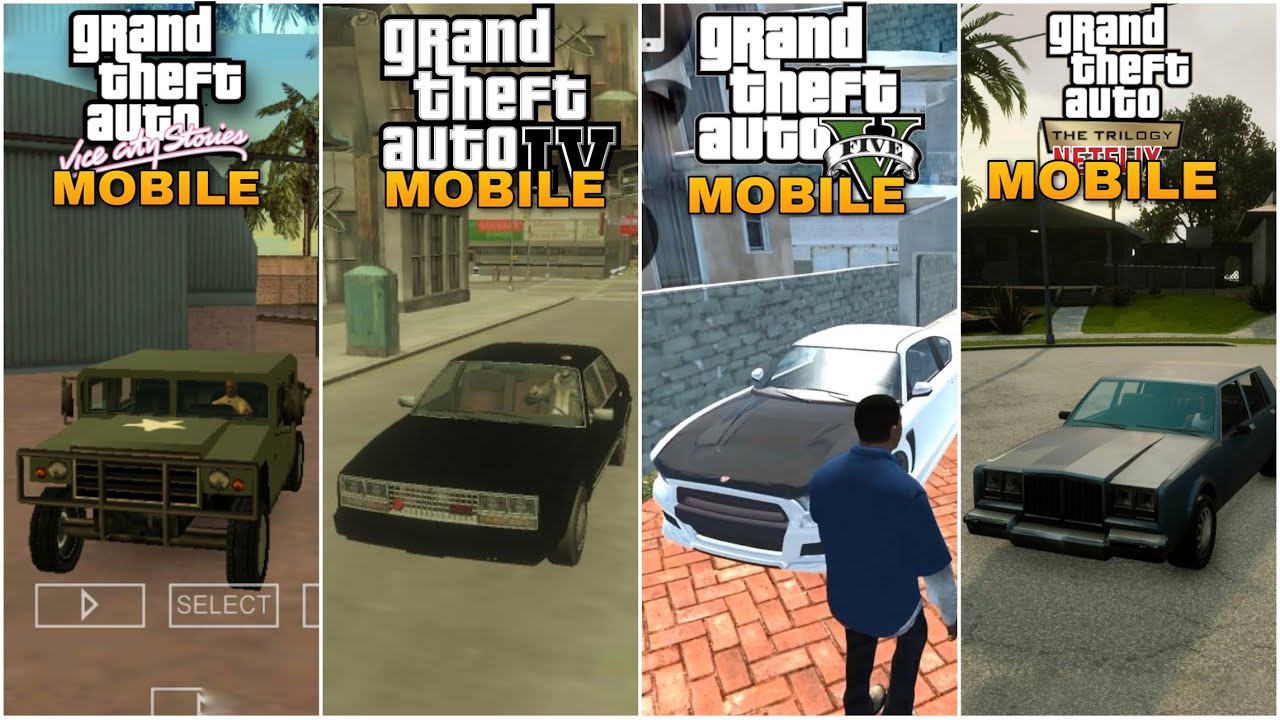 PLAYING ALL GTA GAMES ON MOBILE