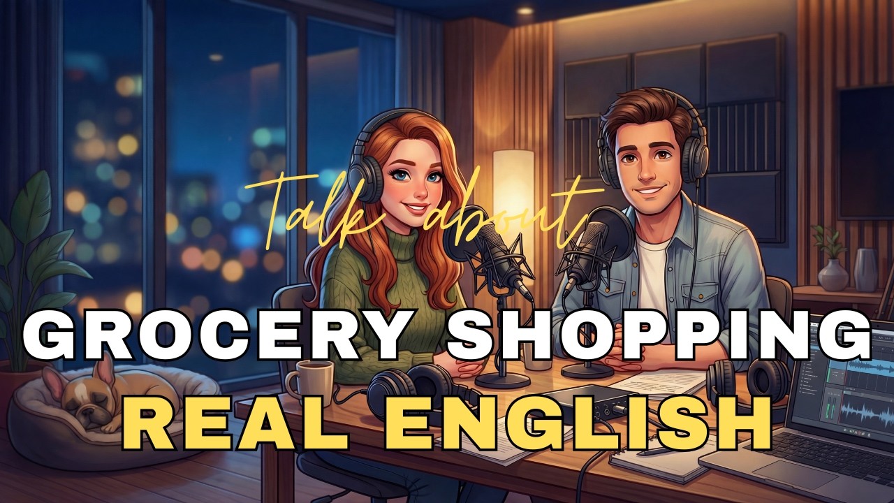 Grocery Shopping – Real English Conversation (Listening Practice A2–B2)