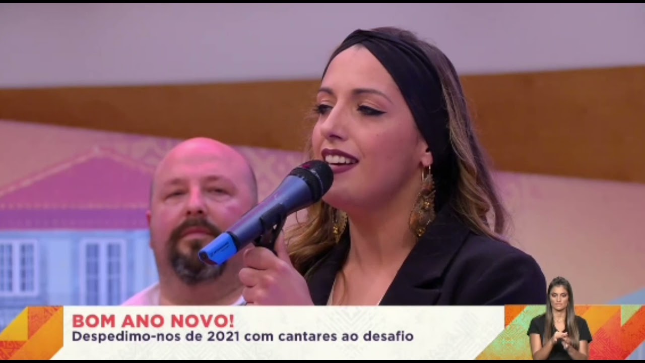 Augusto Canário e Marta Azevedo, desgarrada na Praça da Alegria 31.12.2021