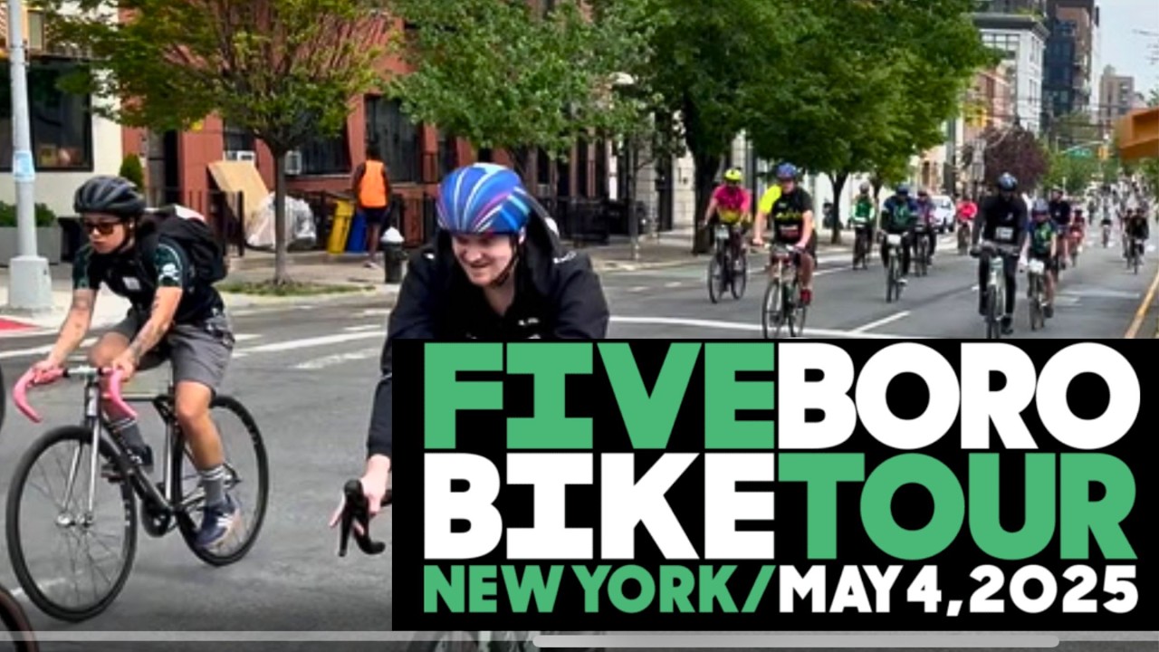 Five Boro Bike Tour Fixed Gear No Brakes | 40 Miles NYC