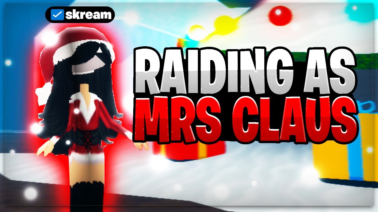 Raiding As MRS CLAUS In Da Hood... *NEW UPDATE*