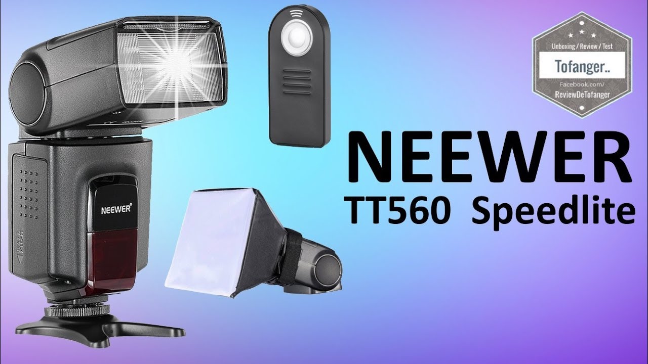 NEEWER TT560 SpeedLite - комплект электронной вспышки для Canon Nikon Olympus Fujifilm