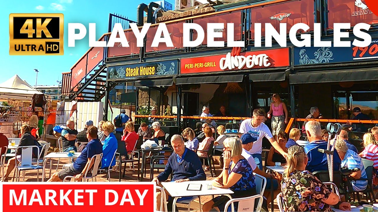 PLAYA DEL INGLES Gran Canaria January 2023 🔴 Jardin Del Atlántico to Green Field Hotel