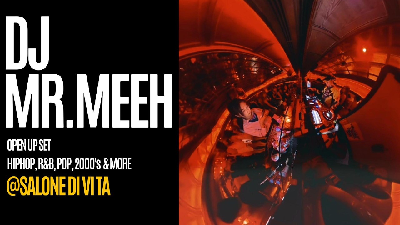 DJ MR.MEEH LIVE AT SALONE DI VITA | HIP-HOP & R&B DJ OPEN UP SET