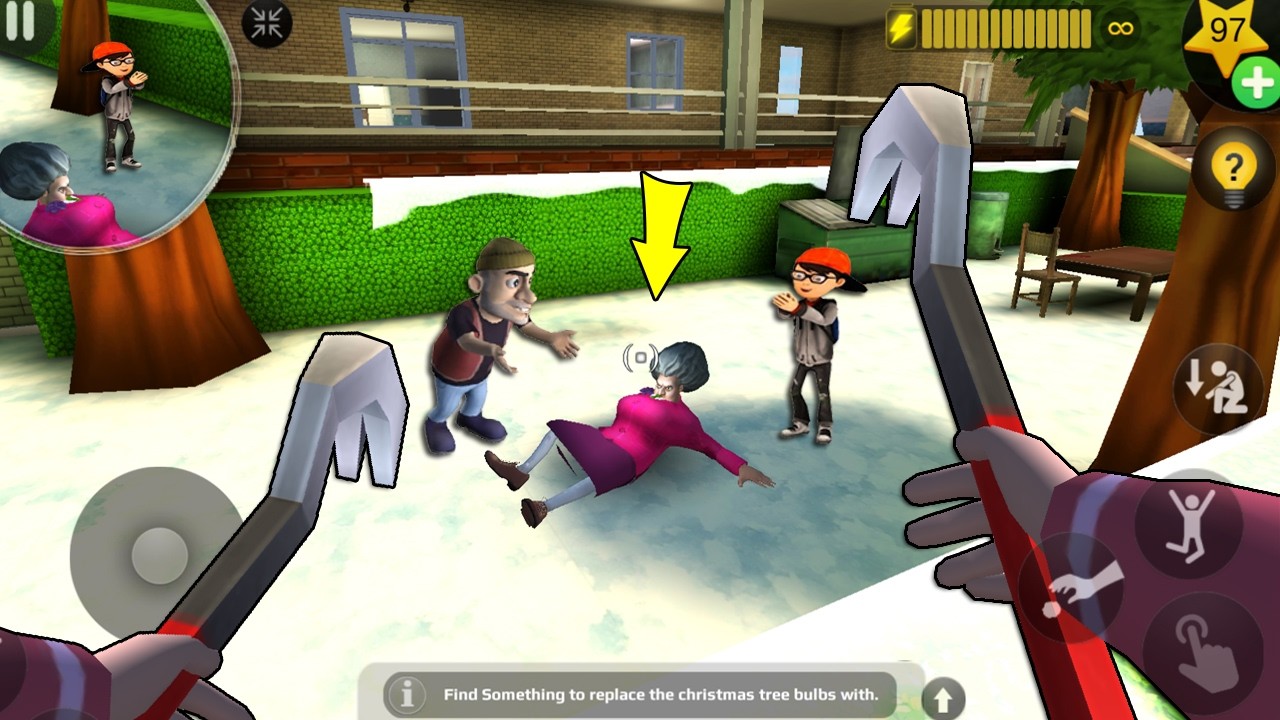 Scary Teacher 3D - Новое обновление, тролль мисс Т упала лицом вниз, так весело каждый день, част...