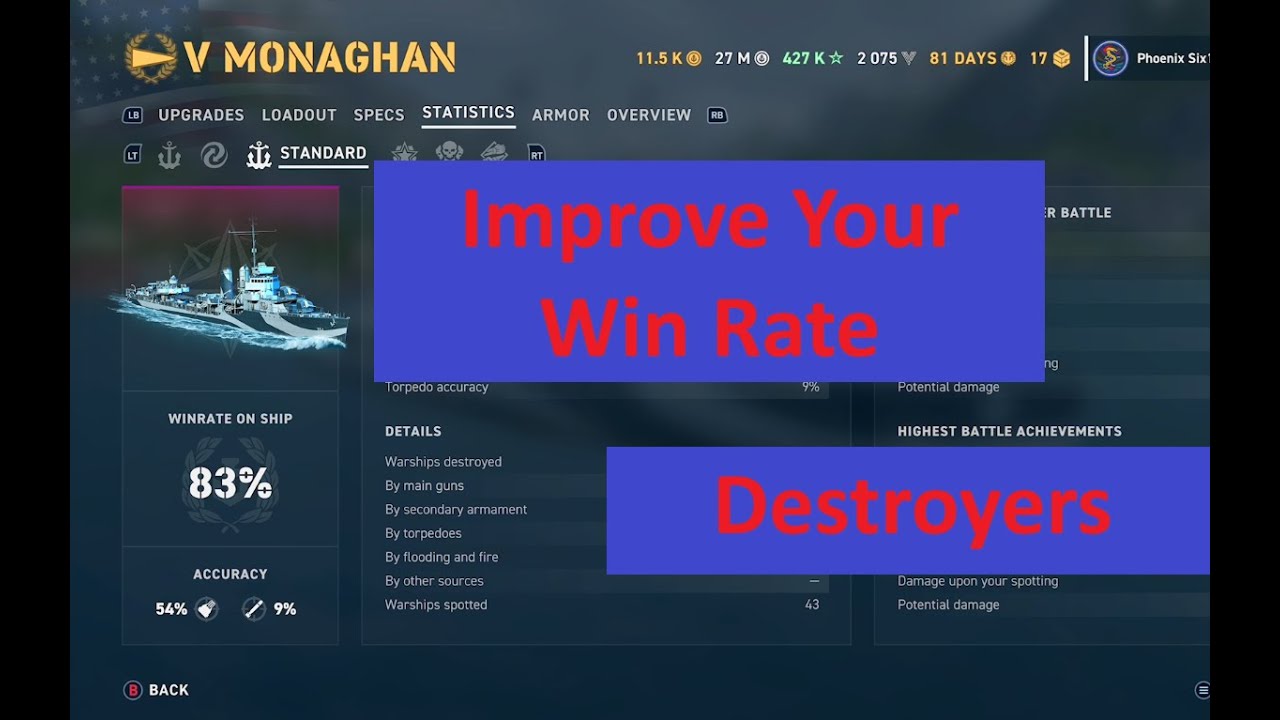Improve Your Win Rate - World of Warships Legends