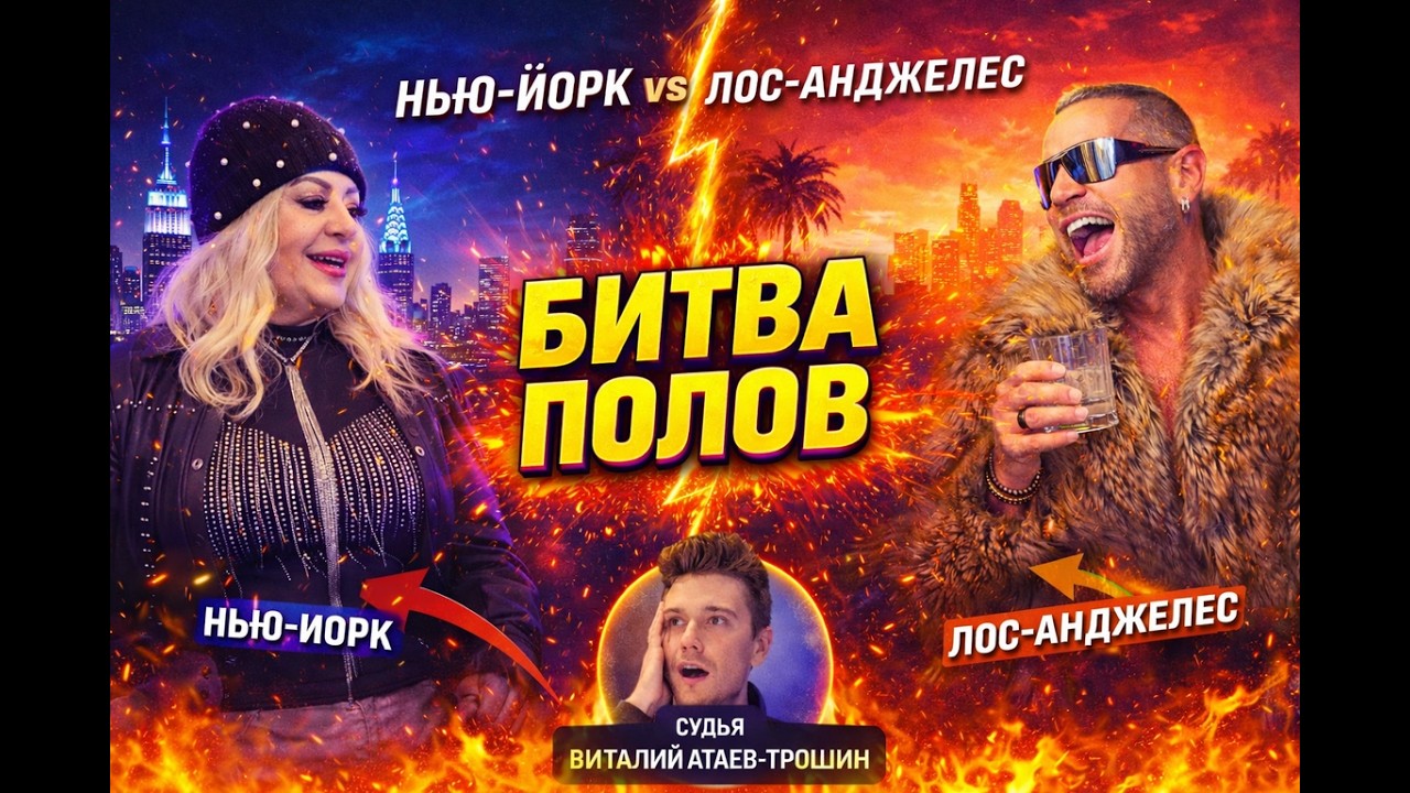Битва между городами Лос-Анджелес и Нью-Йорк на просторах социальных сетей 📱