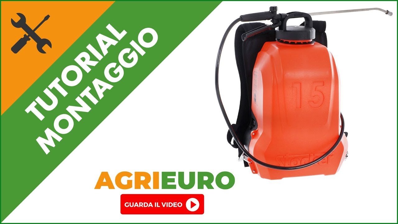 Come montare pompa irroratrice a batteria Stocker Ergo