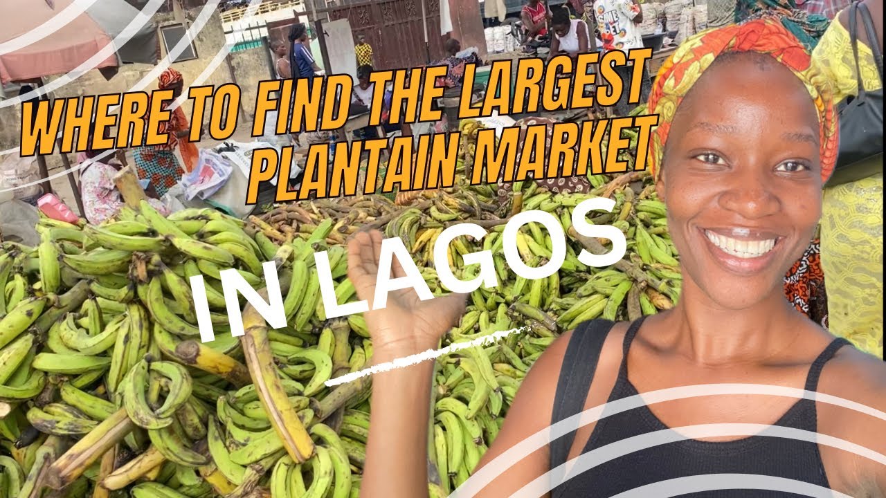 I found the BIGGEST market in Lagos that sells only PLANTAINS| Where and How To Find It| Market Vlog
