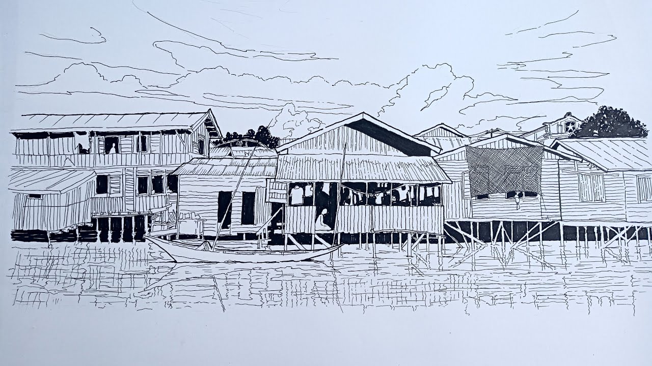 Fasad rumah tepian sungai ( Part III End )