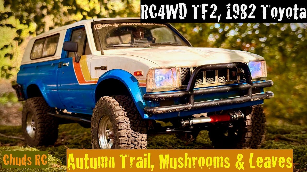 RC4WD TF2 1982 Toyota, Autumn Trail, Mushrooms & Leaves