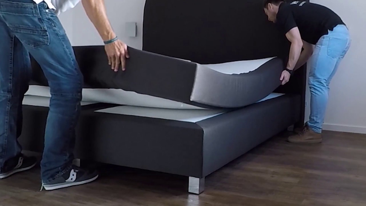 Boxspringbett | Bett WELCON ROCKSTAR - Aufbau ohne Werkzeug in 10 Minuten