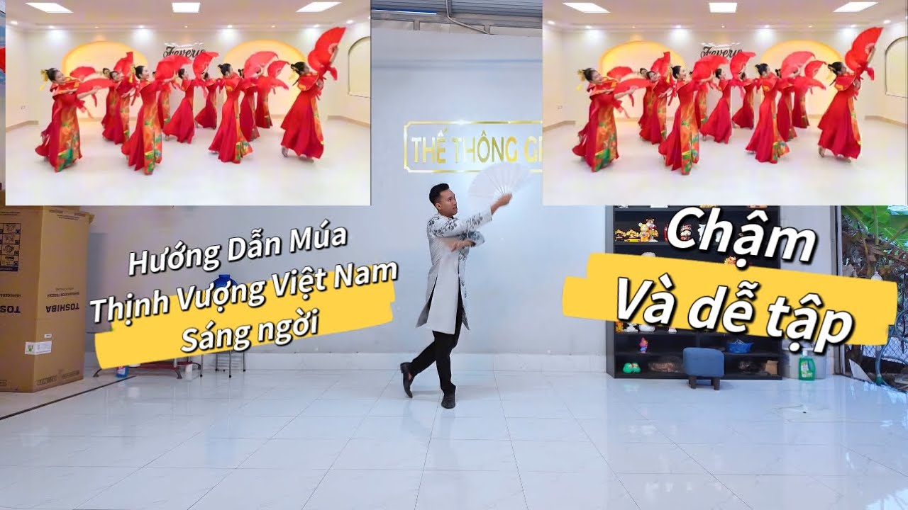 Hướng Dẫn Múa THỊNH VƯỢNG VIỆT NAM SÁNG NGỜI NHÓM FEVERY TEAM. BÀI THAM KHẢO.