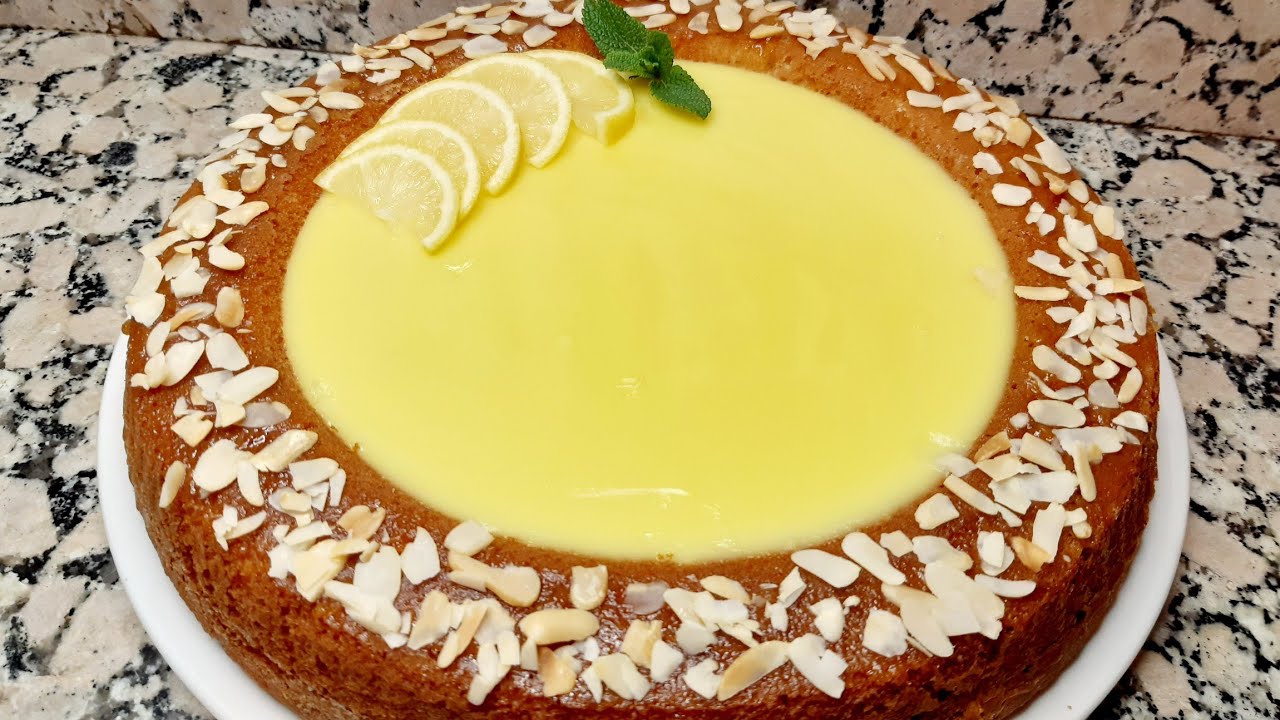 كيك المول العجيب بكريمة الحامض 🍋 ذوقها أكثر من رائع و مقاديرها جد اقتصادية و سهلة التحضير