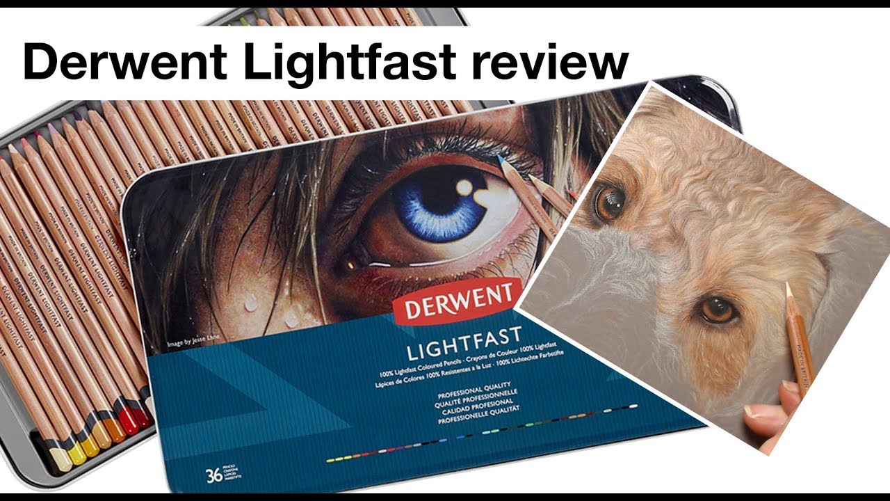 Derwent Lightfast Coloured Pencil Review Demo
