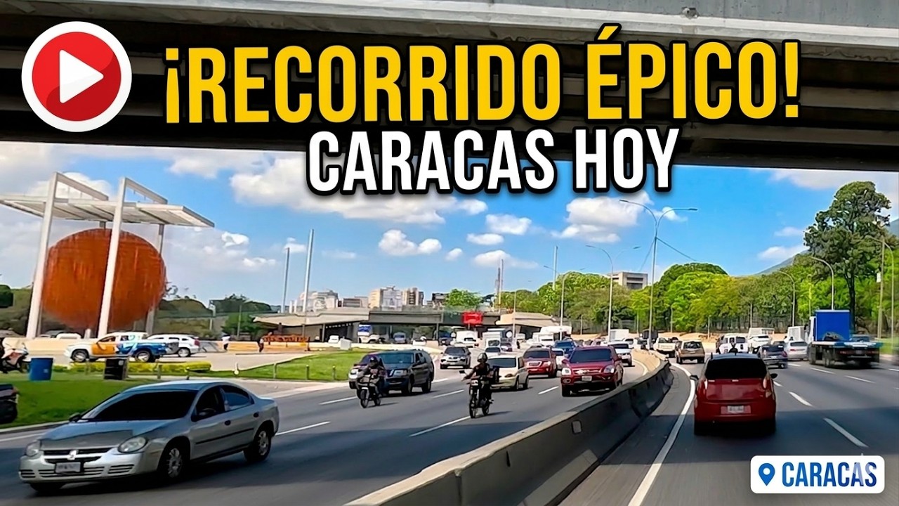 🇻🇪 &iexcl;CARACAS HOY! Full tr&aacute;fico y vialidad de ANTA&Ntilde;O, pero sigue siendo la Reina de Latinoam&eacute;rica. 4K
