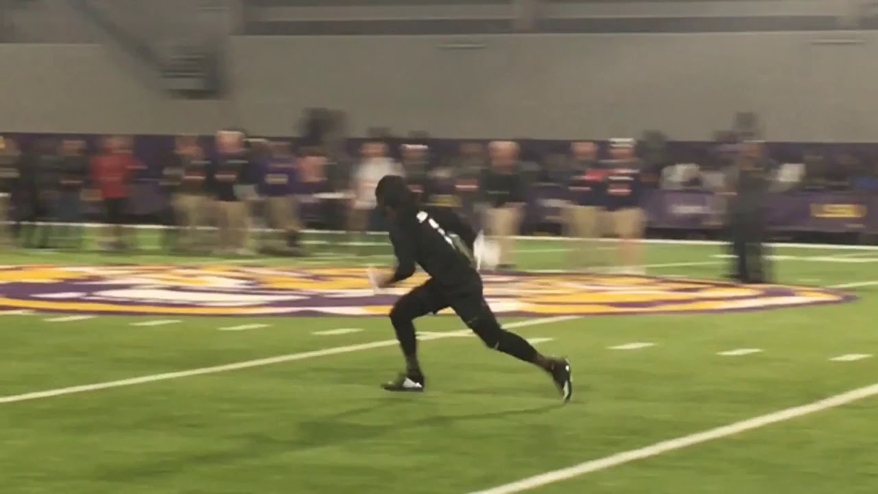 NFL Draft 2018: Donte Jackson works out at LSU&rsquo;s Pro Day